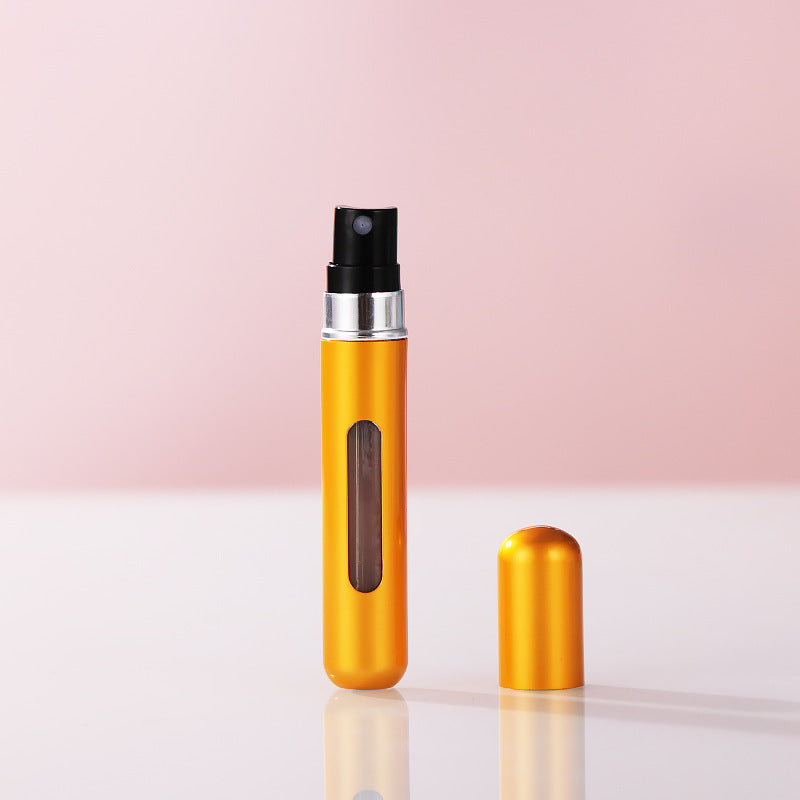 Perfume Sub-bottles Color Direct Charging Aluminum Perfume Bottle Press Head Portable Travel Split Liquid Spray Bottle