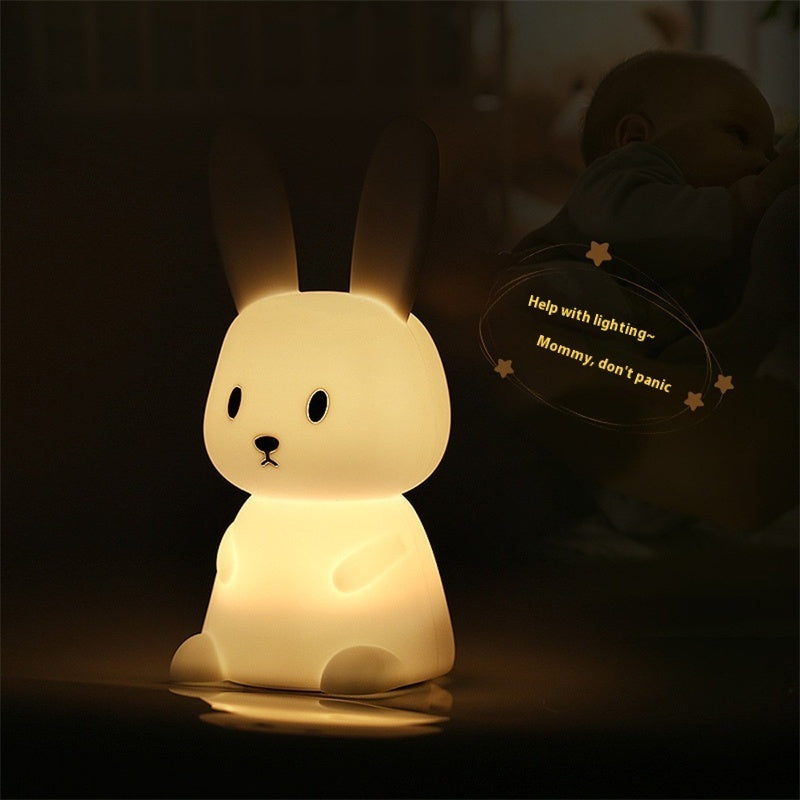 USB Rechargeable LED Colorful Timing Atmosphere Silicone Light