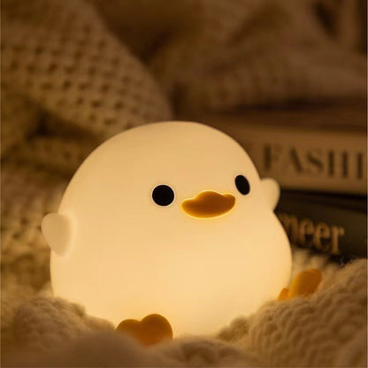 USB Rechargeable LED Colorful Timing Atmosphere Silicone Light