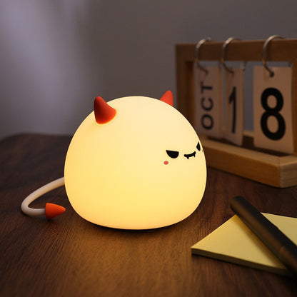 USB Rechargeable LED Colorful Timing Atmosphere Silicone Light